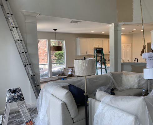 Alamo Cabinet Painting