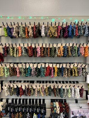Beautiful Weeks Dye Works overdyed threads help you create unique cross stitch items. Visit us for the best selection of overdyed thread.