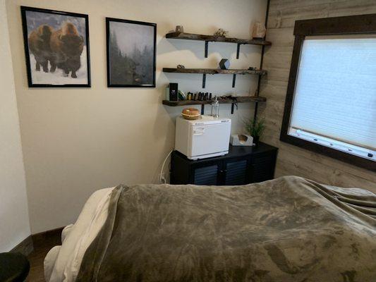 Massage room! Smelled so good