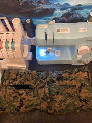 Marine Corps full utilities name tape Alterations's