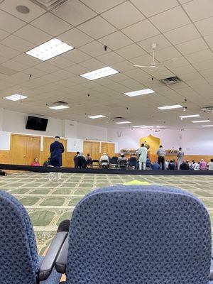 Friday, The Jumuah Prayers at the Masjid Al Farooq in Chicago.