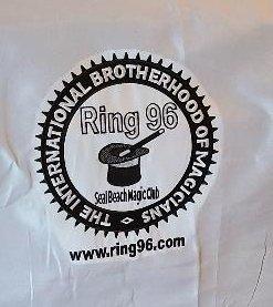 The embroidered logo for my magic club's display table done by Coastline Stitches. Top notch work!