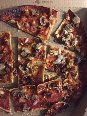 Beyond disgusting. An entirely new low. Inaccurate, late, and inedible.