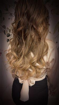 Hand Tied Extensions, Cut & Full Color