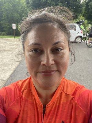 Before the bike ride