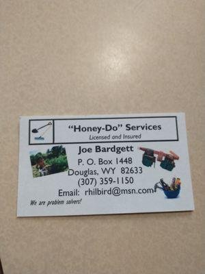 Honey Do Services