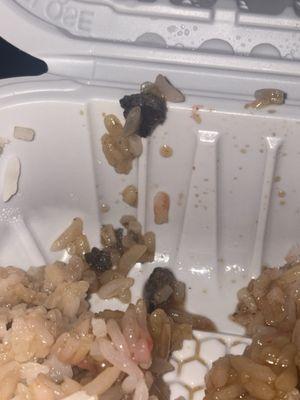 When I took a bite it felt like I ate a damn rock. As if I ate charcoal.