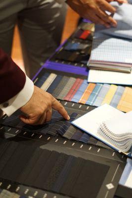 Some of our premium suiting and jacketing fabrics.