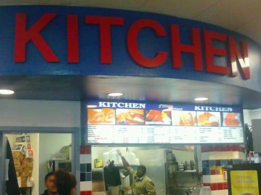 Sandwiches & Wraps, Burgers, Chicken fingers & Wings, Mexican, Breakfast and Combo Platters all in this little "Kitchen"