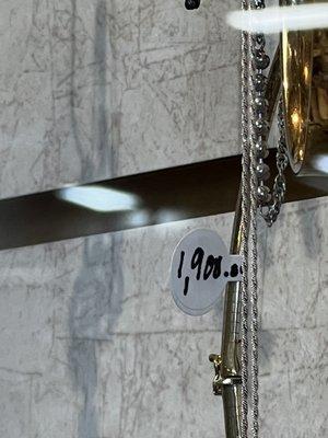 Necklace/Jewelry in jewelry case at Slinger St. Vincent de Paul Thrift store