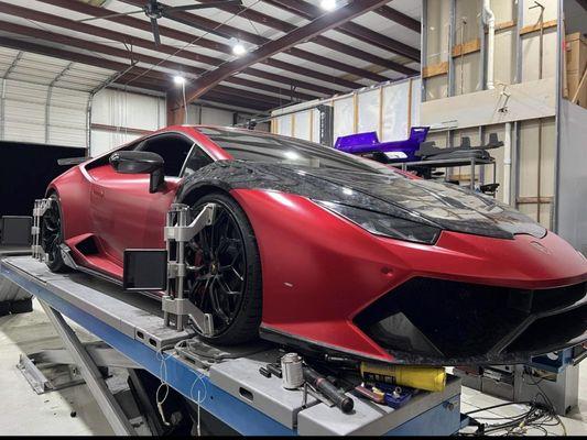 Doing alignment on Huracan