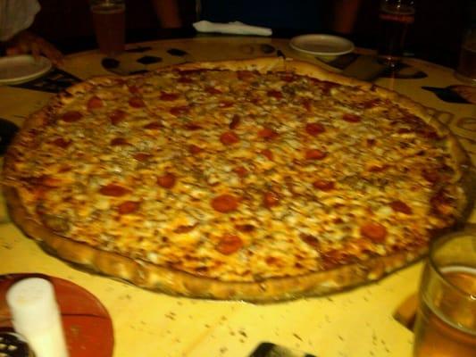 the monstrous 29" Superdome pizza