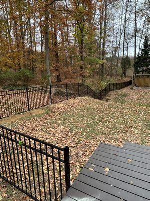 4' Bellhaven aluminum fence