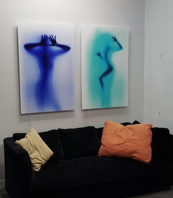 Acrylic Figurative Print w/ LED Lighting