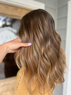 Lived in honey blonde