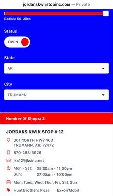 Jordan's Kwik Stop 12