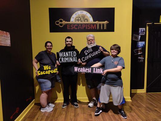 Escapism Escape Rooms
