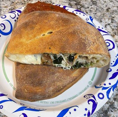 Create Your Own Calzone - sausage, spinach, black olives