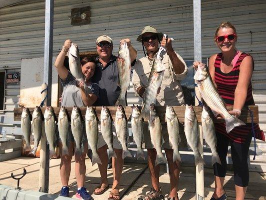 Lake Whitney Striper Fishing Guide Service