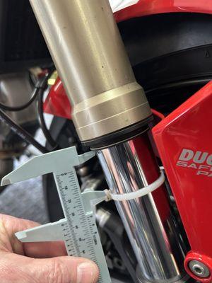 I will bring in my 2013 Monster 1100 Evo for rebuild & possibly stiffer springs