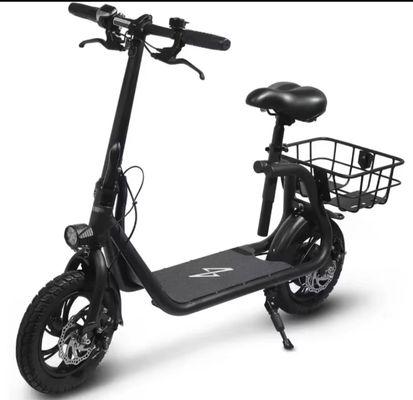 Sit-down electric scooter