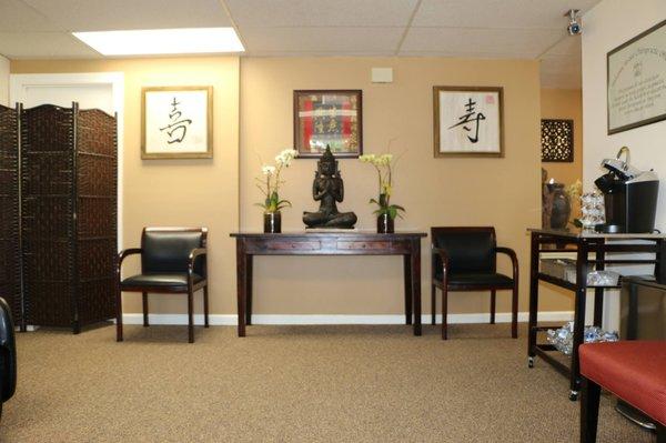 Zen waiting room.