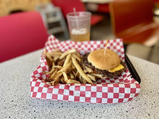 Burgers are delicious here  Fresh and handmade