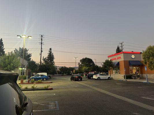 Getting dark early now