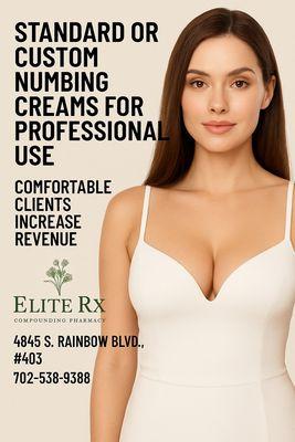 Custom Medications and numbing creams