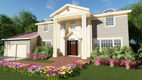 Westbury residence exterior alterations