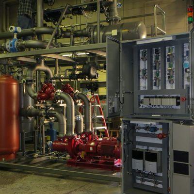 Expert custom stainless steel process skid fabrication with UL Certified control panels.