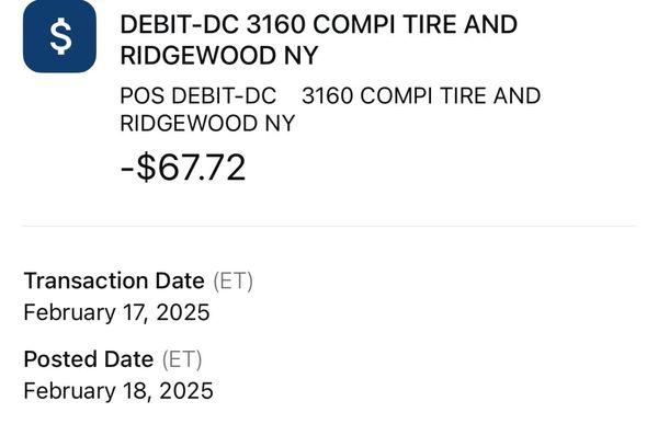 Compi Tire Shop Place Corp