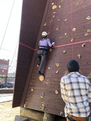 Me-51 years old attempting to climb.