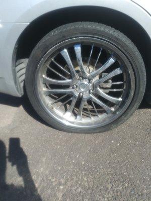 Tire keeps going flat don't know if it's a tire of the rim