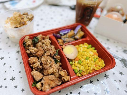 Popcorn chicken set