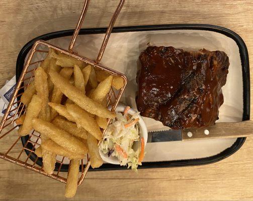 BBQ ribs, half rack