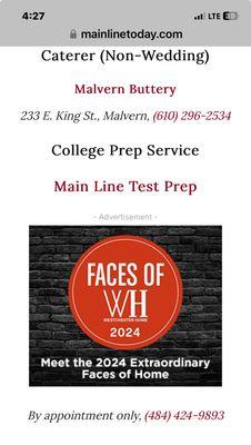 Main Line Test Prep and Tutoring