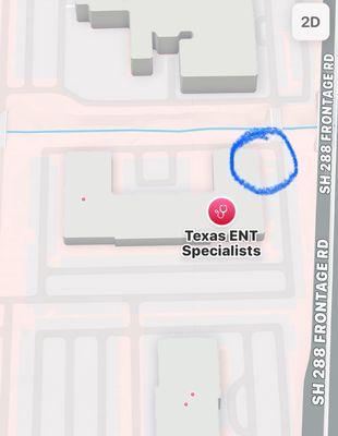 Entrance is on the EXTERIOR on the side of the building. Don't go into to lobby.