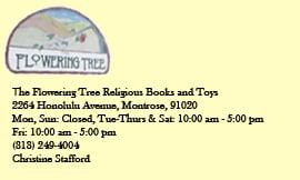 Flowering Tree old business card