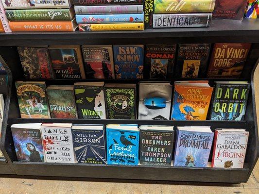 We include SciFi/Fantasy Anthologies on our shelves, as well as some classics of the genre.