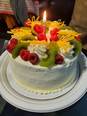 Raspberry cake