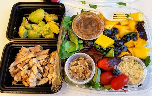 Chicken Mango salad (elaborately packaged)