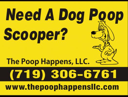 We pick up dog poop!