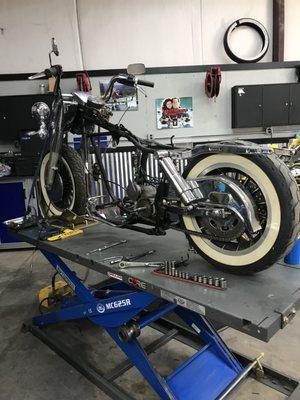 Bike shop project 1979 shovelhead