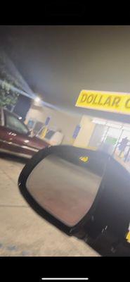 Store is brightly lit & still open. Employee guarding the door. Did not want to capture her face in the photo.