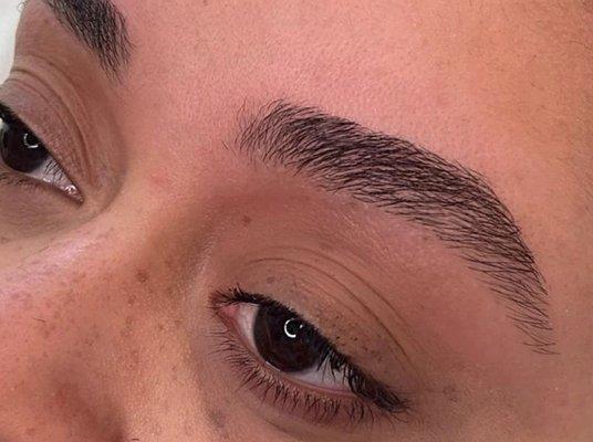 Classic brow shaping