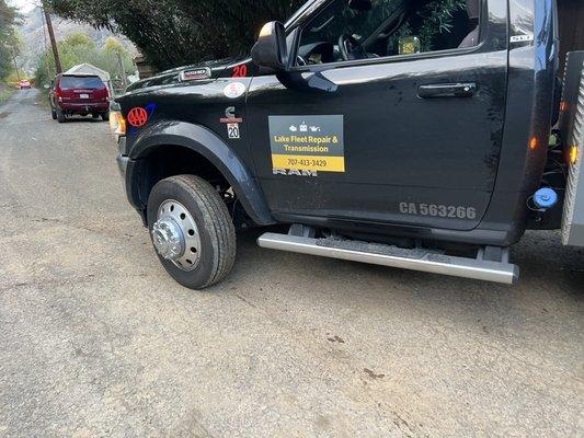 Name of the worst towing company, Lake County.