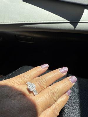 The ring that I chose.