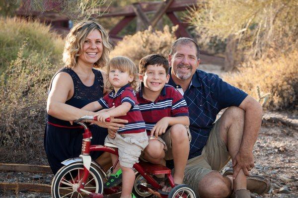 Family business. Maybe one of these little guys will take over some day.