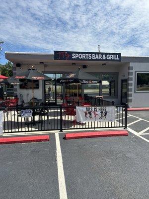 Front of the Building and Patio